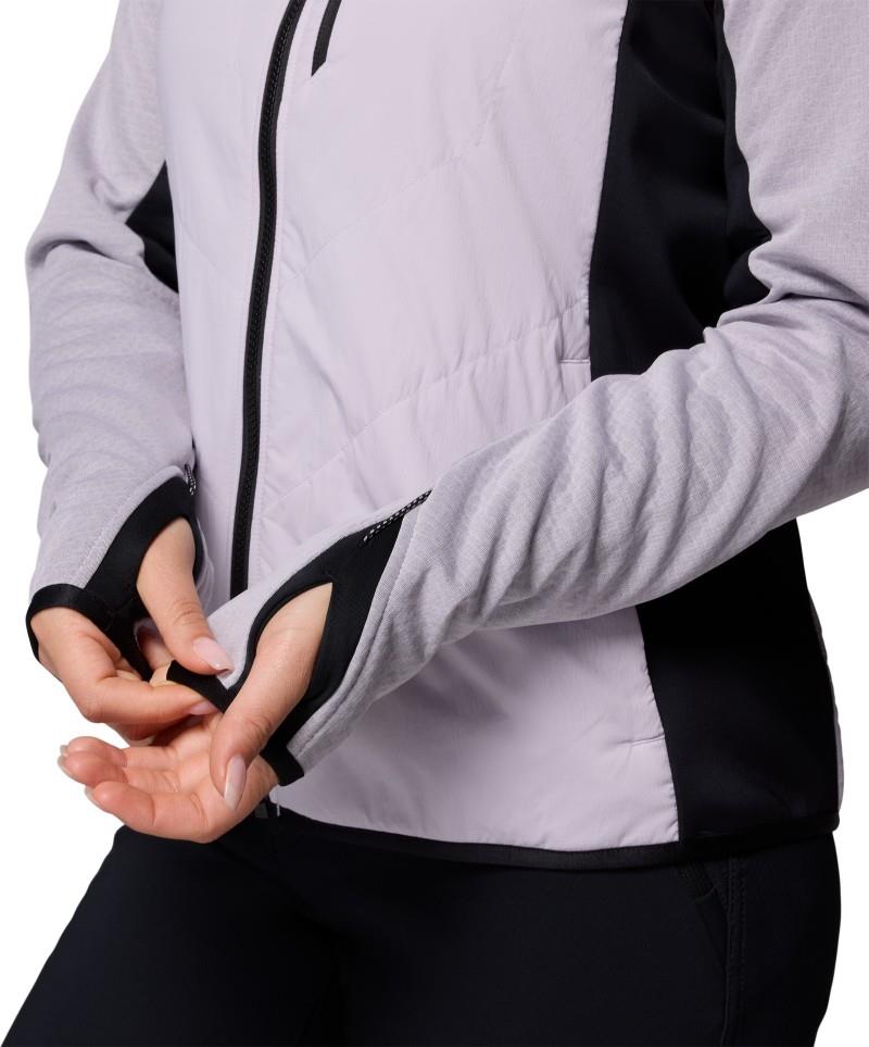 Arctic Crest Hybrid Full-Zip - Womens - lavender pearl / black 1