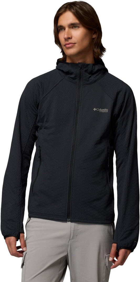 Arctic Crest II Hooded Full-Zip - Mens - black 1