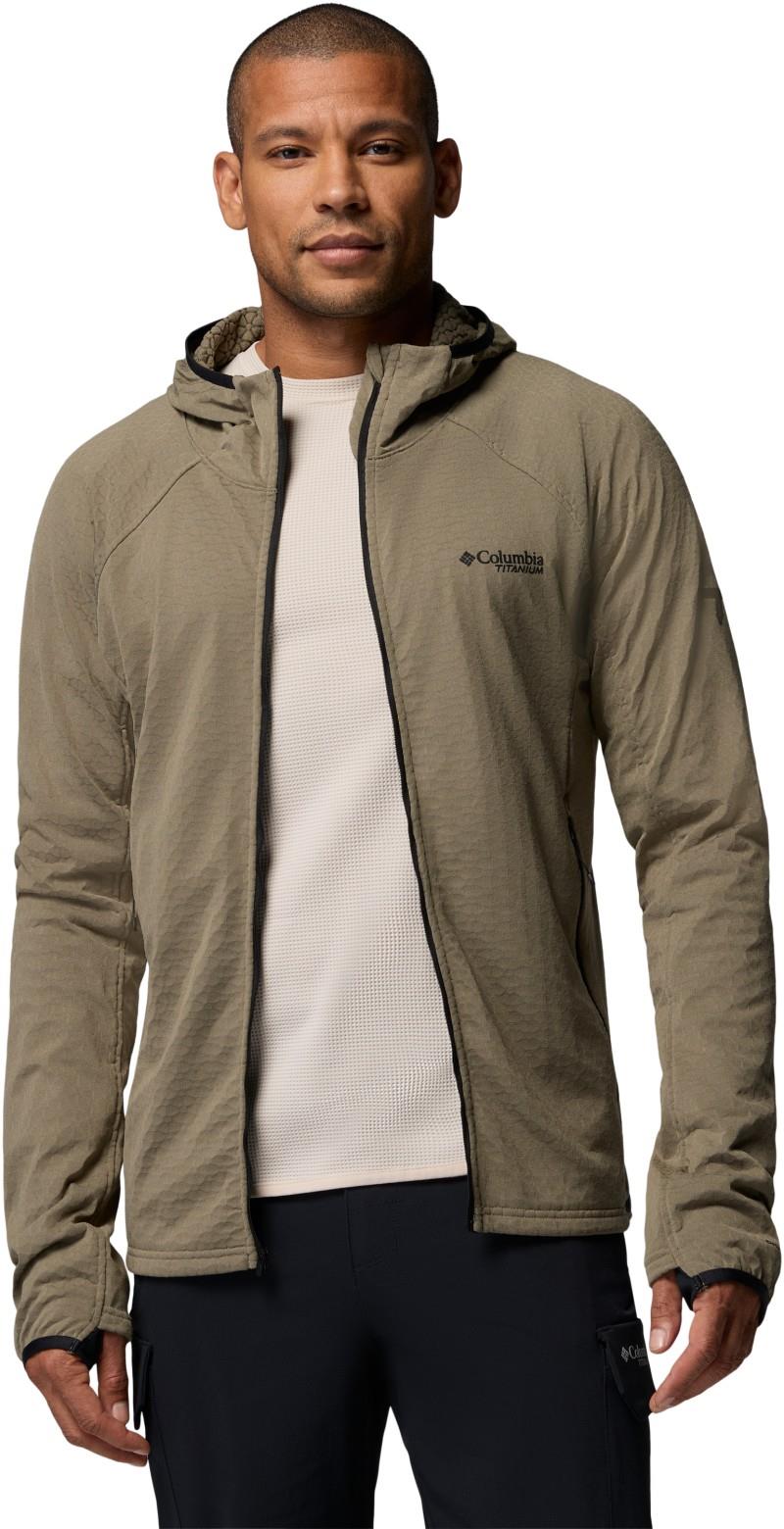 Arctic Crest II Hooded Full-Zip - Mens - stone green 1