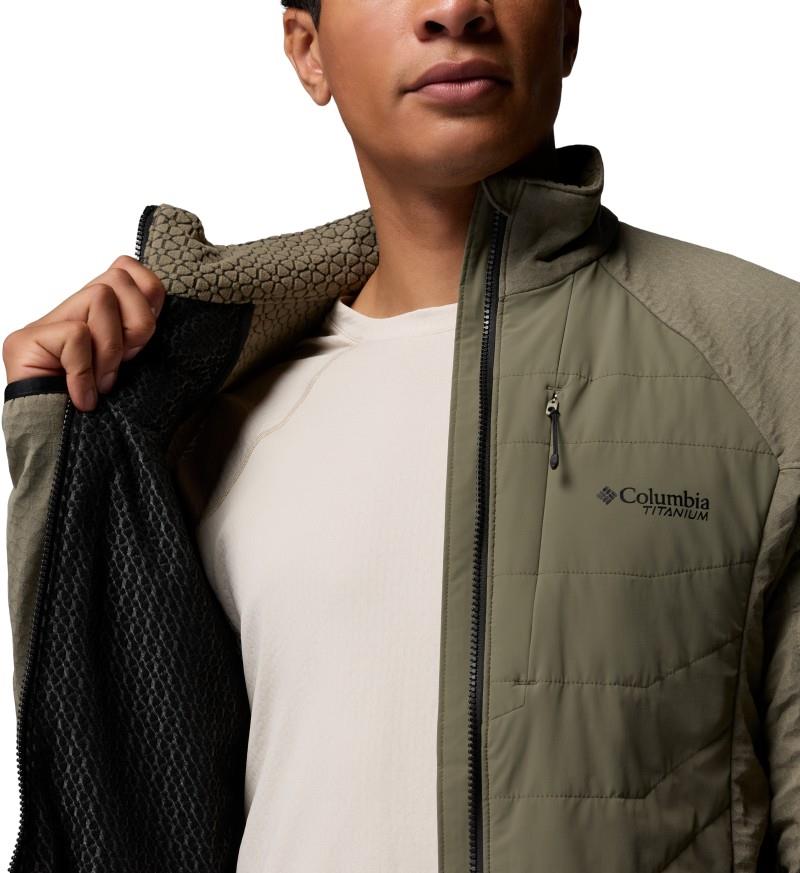 Arctic Crest II Hybrid Full-Zip - Mens - stone green 1