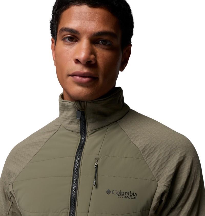 Arctic Crest II Hybrid Full-Zip - Mens - stone green 1