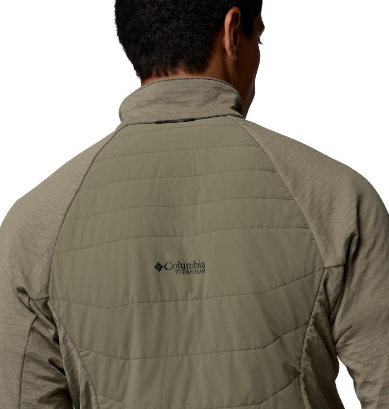 Arctic Crest II Hybrid Full-Zip - Mens - stone green 1