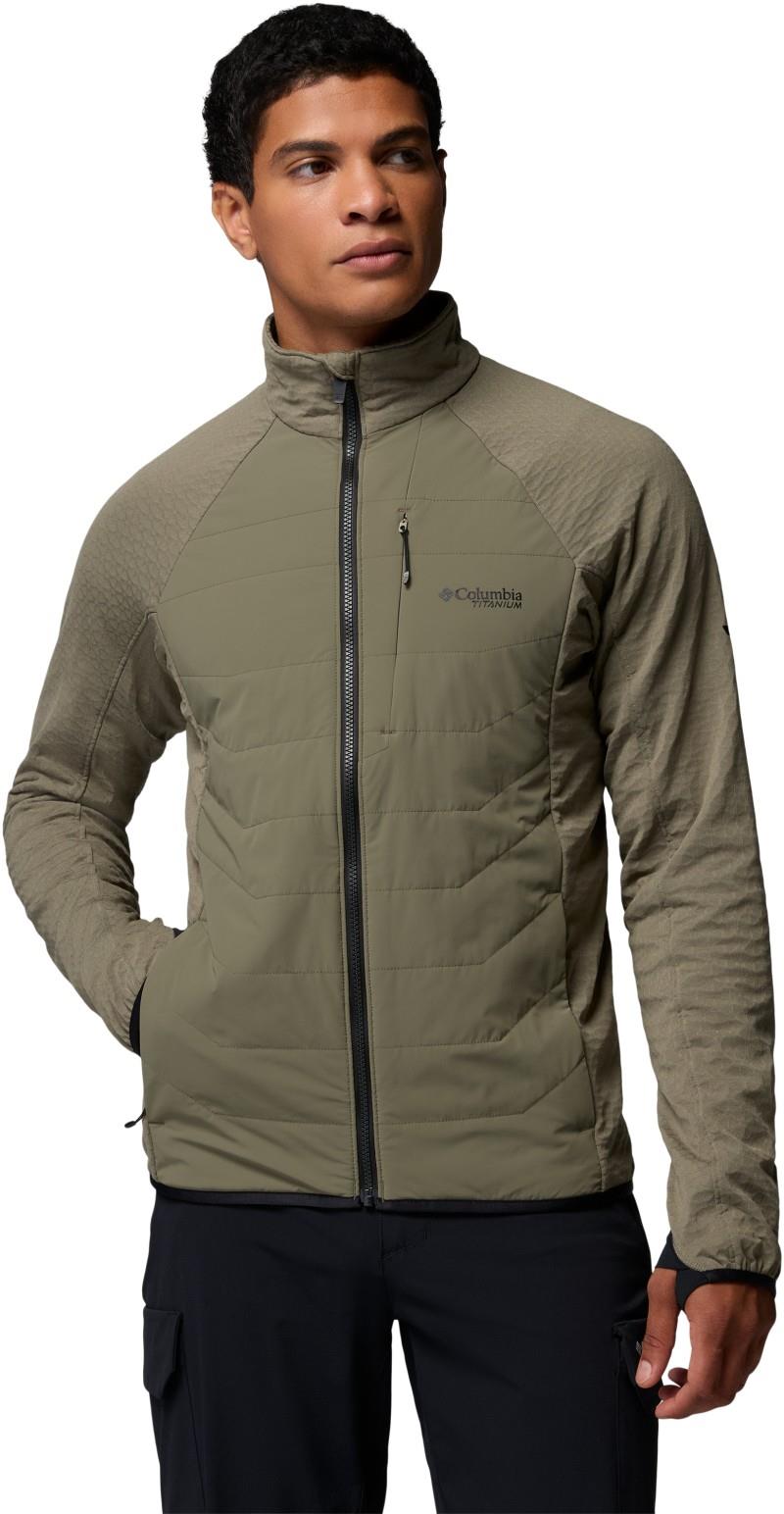 Arctic Crest II Hybrid Full-Zip - Mens - stone green 1