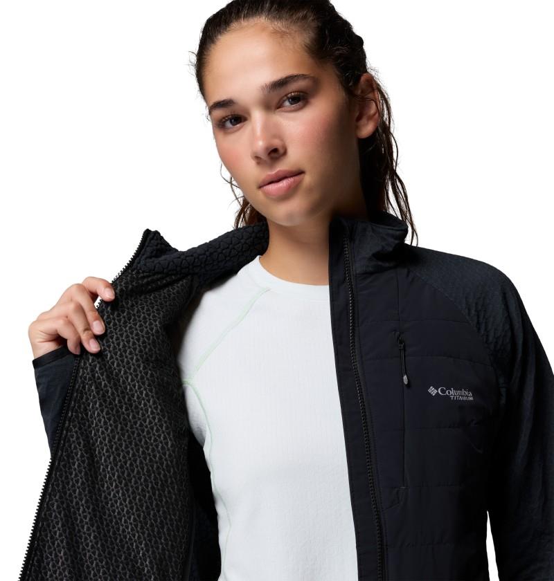 Arctic Crest II Hybrid Full-Zip - Womens - black 1