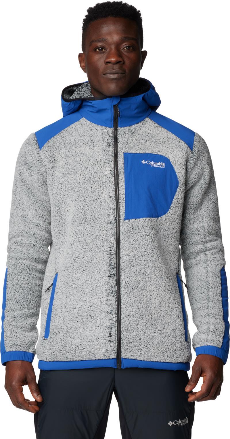 Arctic Crest Sherpa Full Zip - Mens - mountain blue / white 1