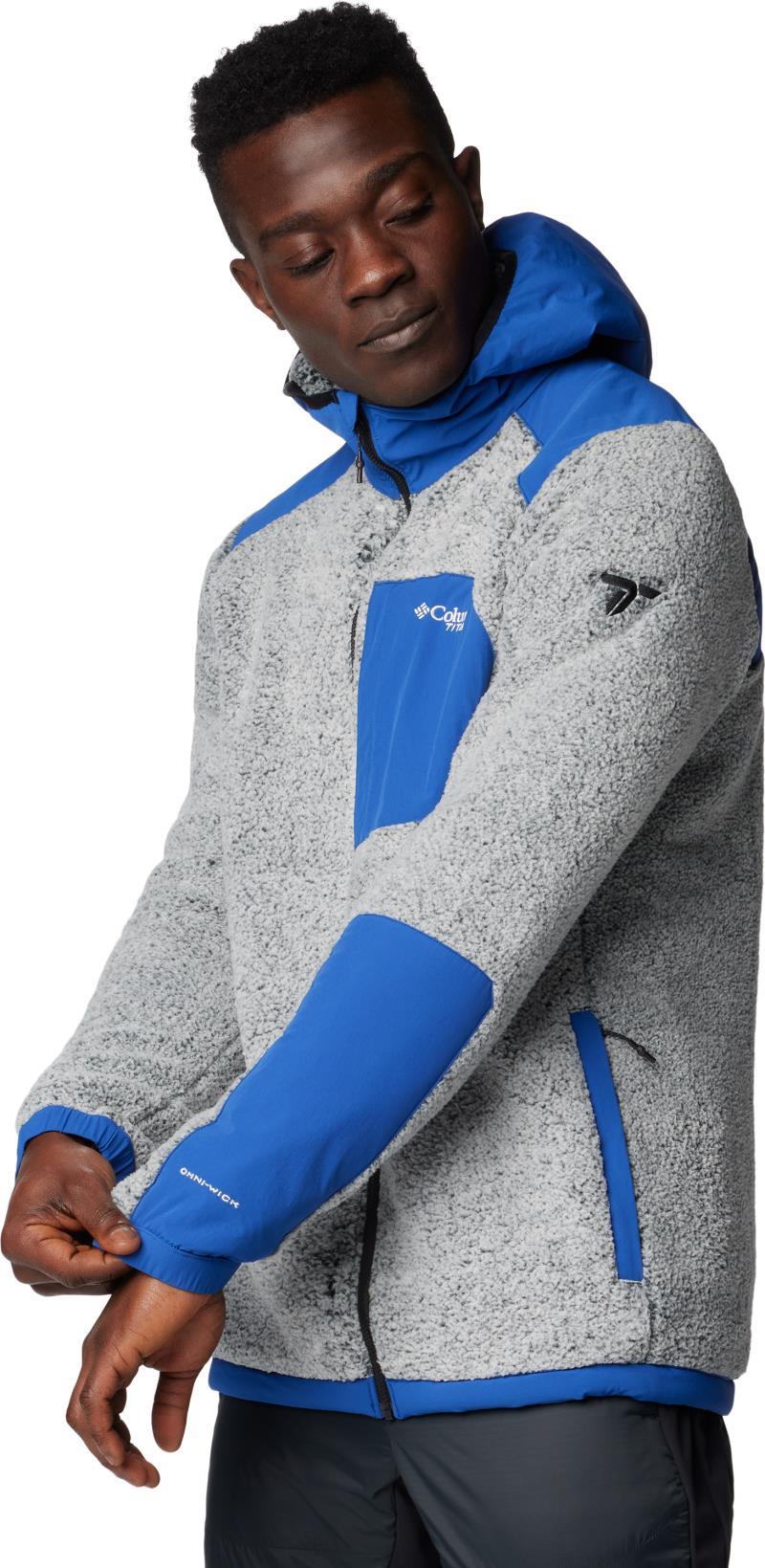 Arctic Crest Sherpa Full Zip - Mens - mountain blue / white 1