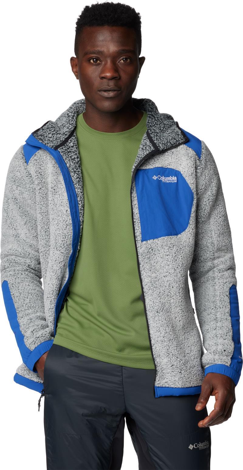 Arctic Crest Sherpa Full Zip - Mens - mountain blue / white 1