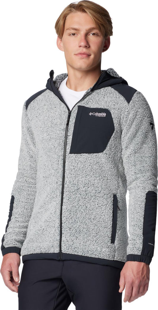 Arctic Crest Sherpa Full Zip - Mens - white / black 1