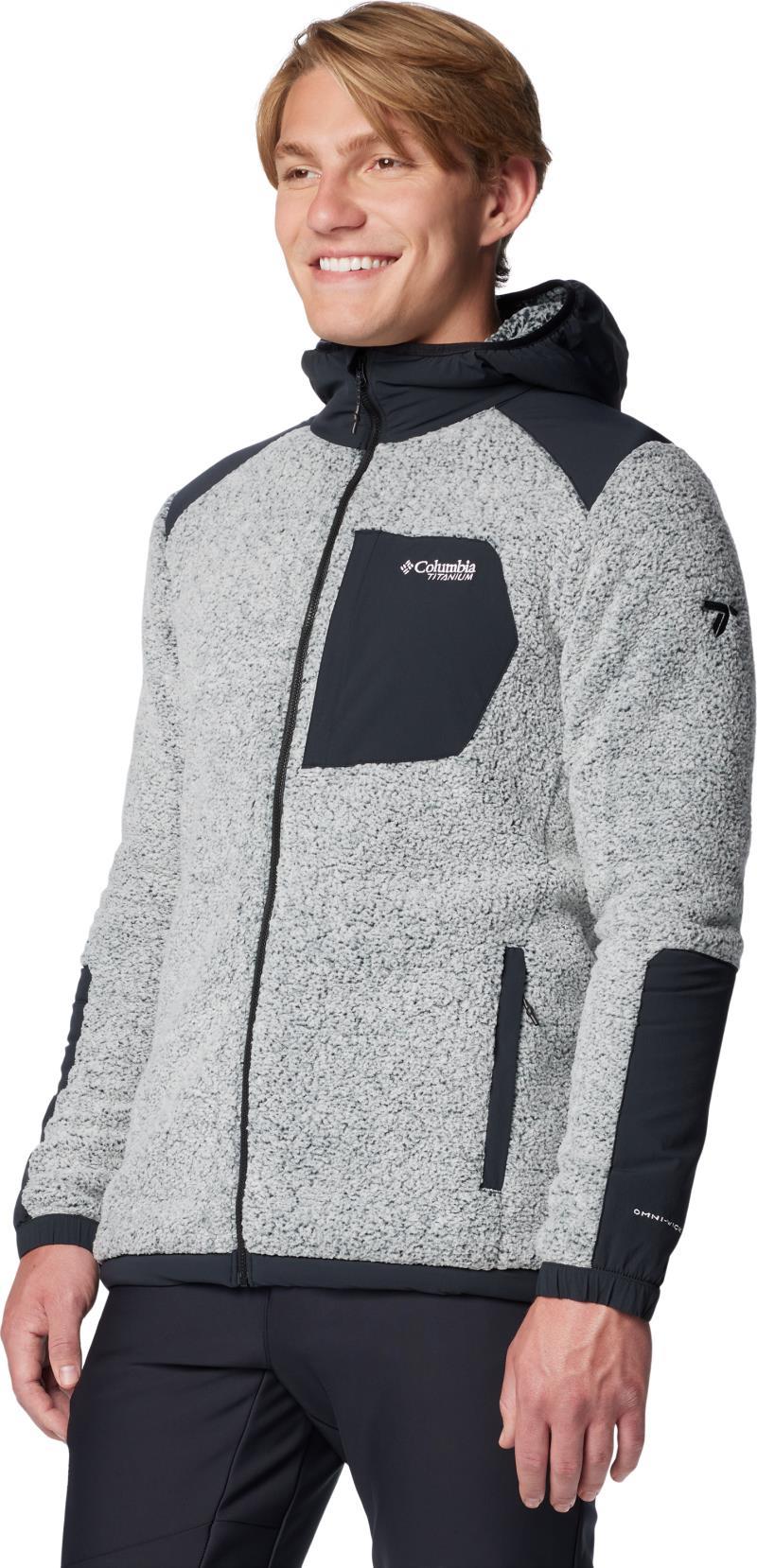 Arctic Crest Sherpa Full Zip - Mens - white / black 1