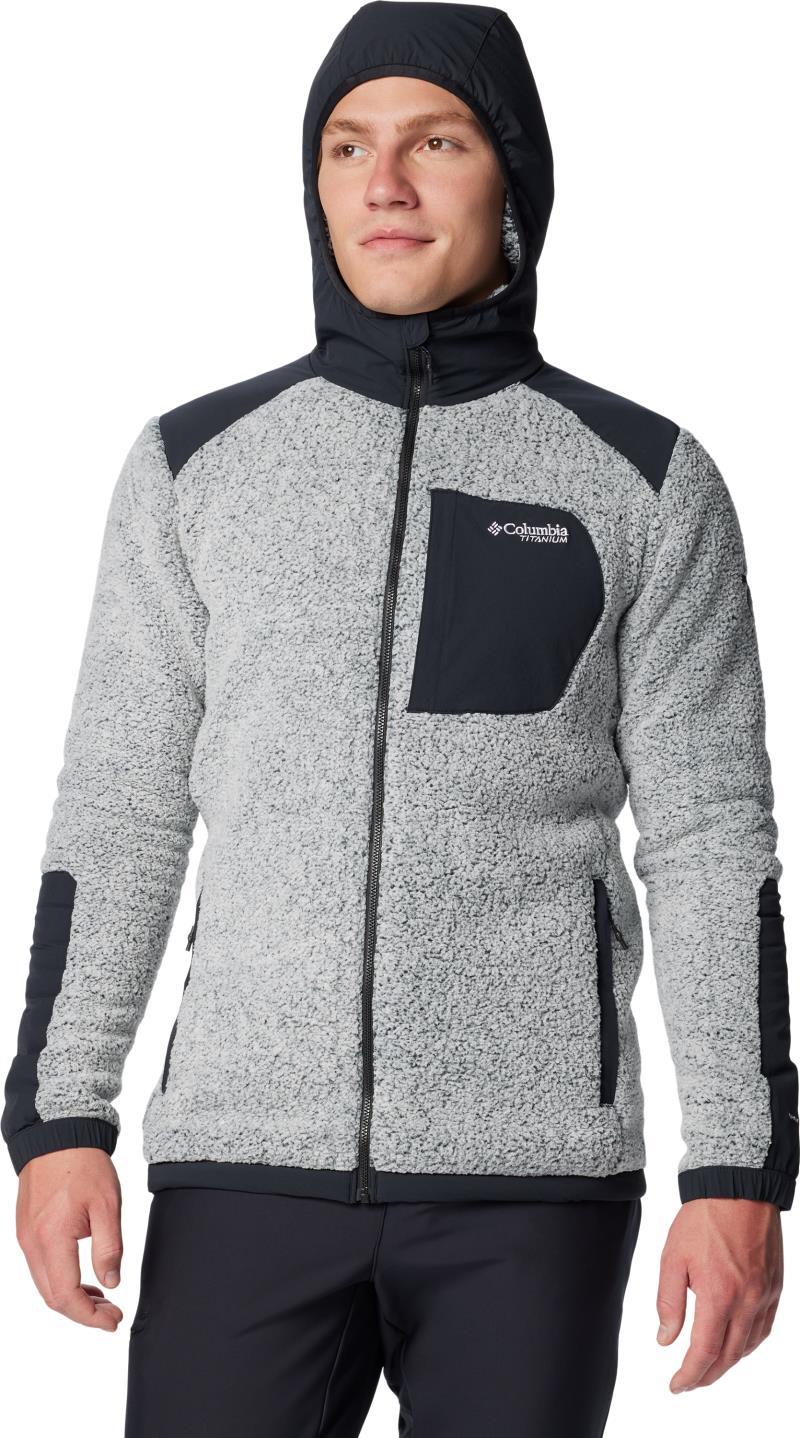 Arctic Crest Sherpa Full Zip - Mens - white / black 1