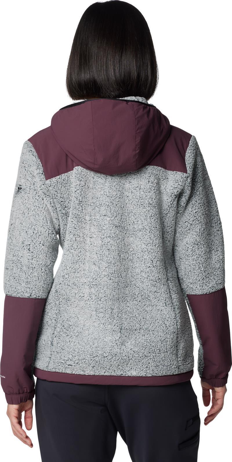 Arctic Crest Sherpa Full Zip - Womens - Moonvista / White 4