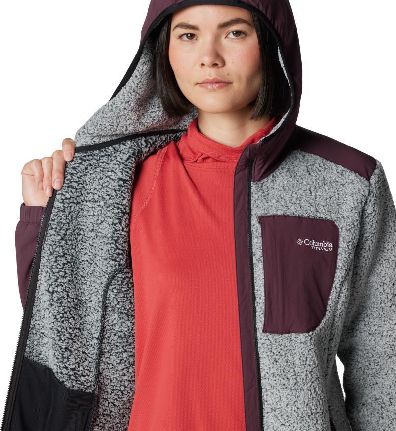 Arctic Crest Sherpa Full Zip - Womens - Moonvista / White 5
