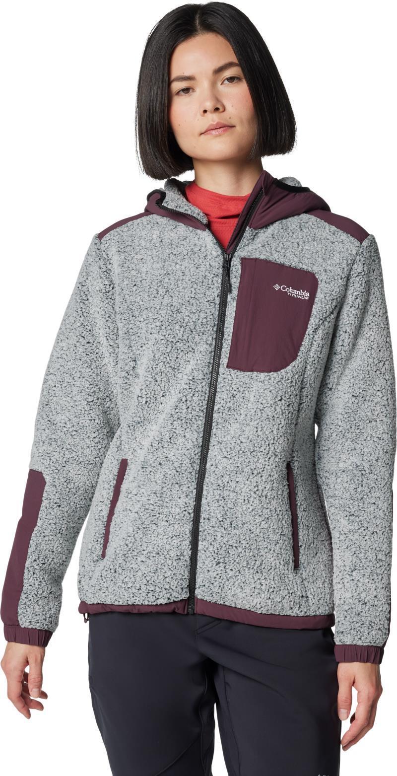 Arctic Crest Sherpa Full Zip - Womens - Moonvista / White 1