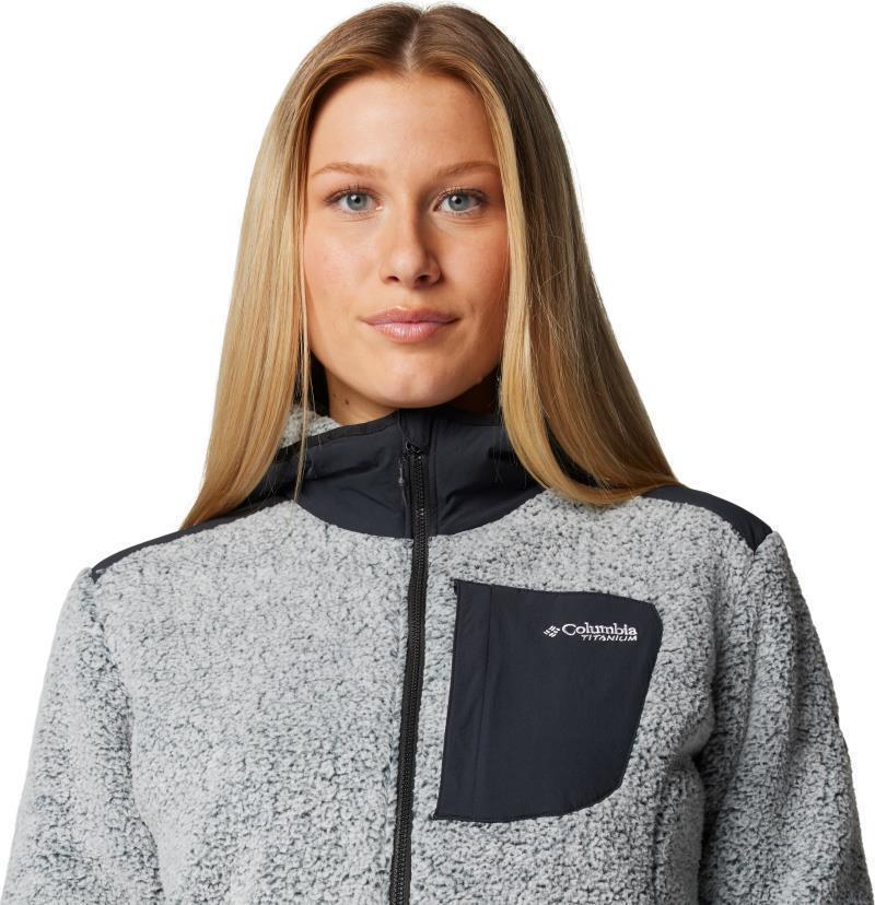 Arctic Crest Sherpa Full Zip - Womens - White / Black 5