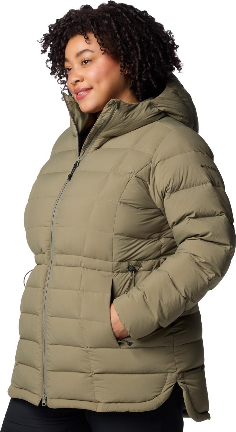 Ardenwood Mid Down Jacket, Extended - Womens - Stone Green 2
