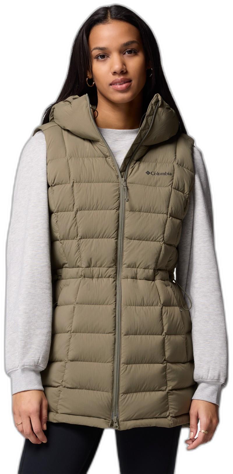Ardenwood Mid Down Vest - Womens - stone green 1