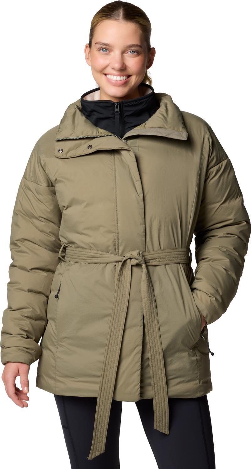 Ardenwood Novelty Down Jacket - Womens - stone green 1