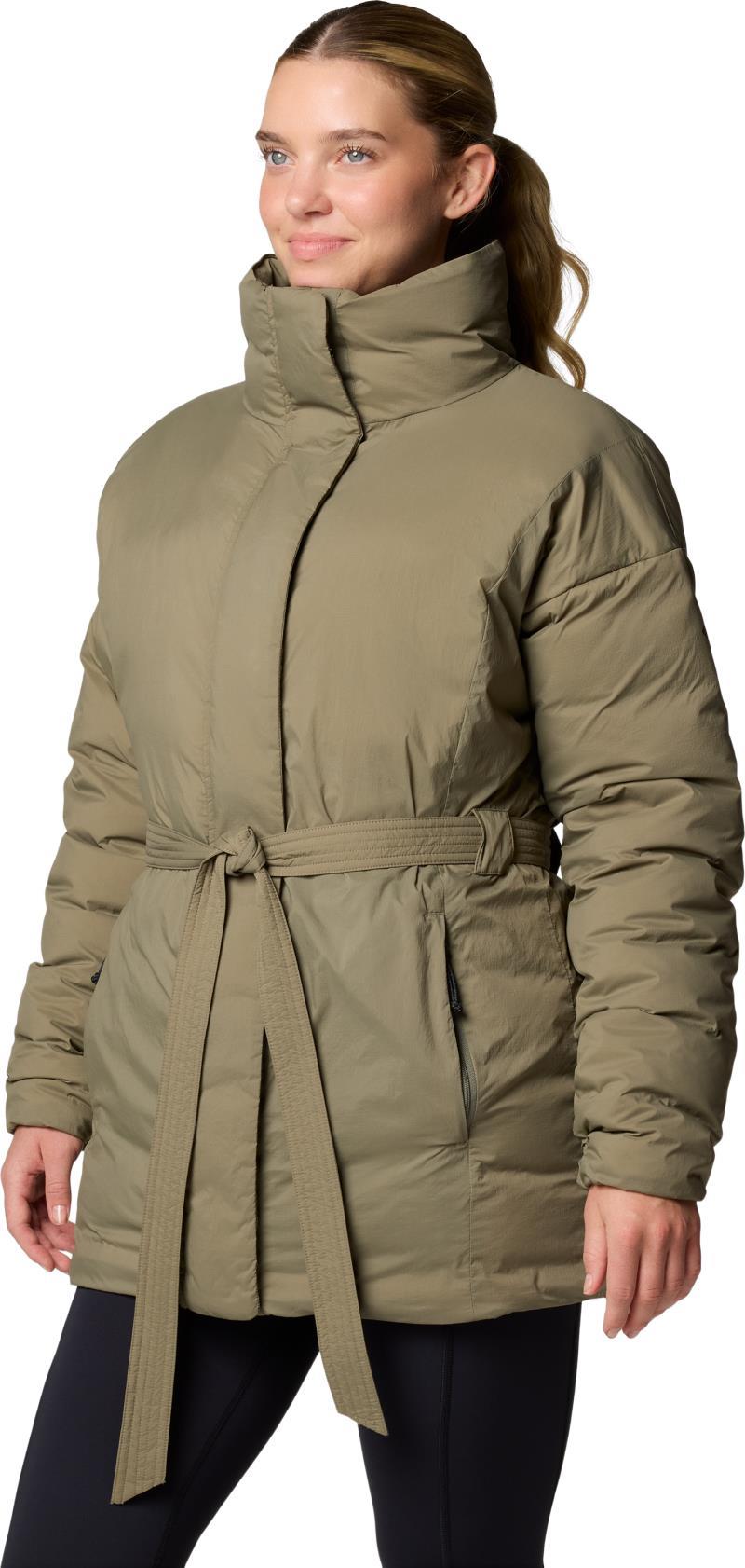 Ardenwood Novelty Down Jacket - Womens - stone green 1