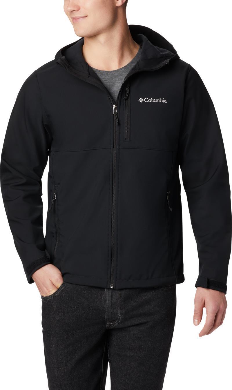 Ascender Hooded Softshell Jacket - Tall - Mens - Black 1