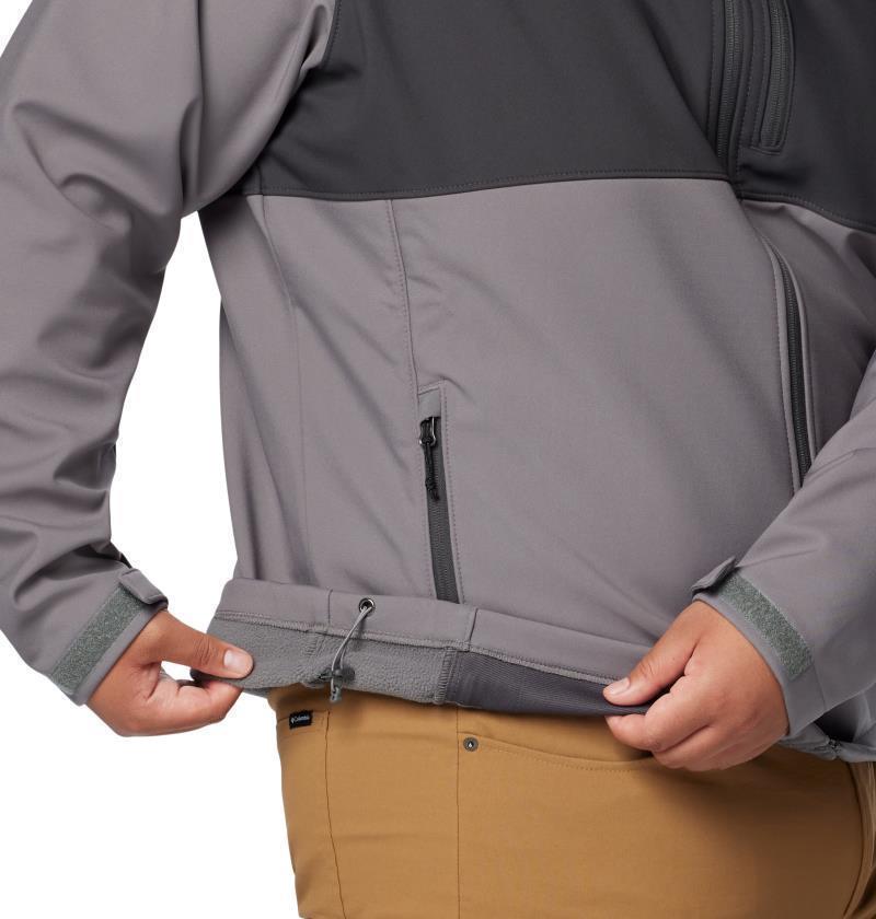 Ascender Softshell Jacket, Extended - Mens - City Grey / Shark 3