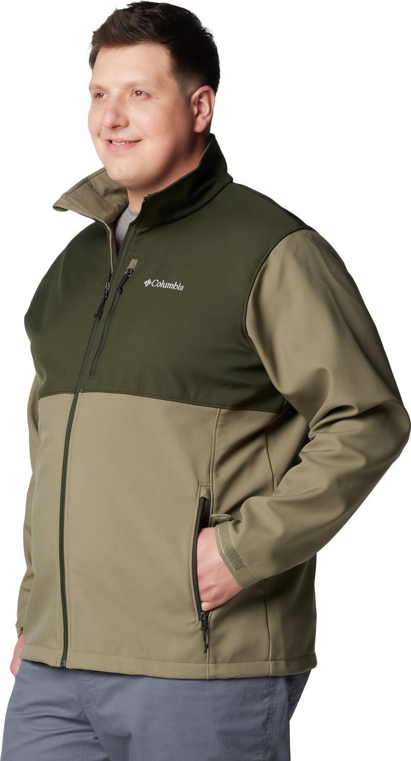 Ascender Softshell Jacket, Extended - Mens - Stone Green / Greenscape 2
