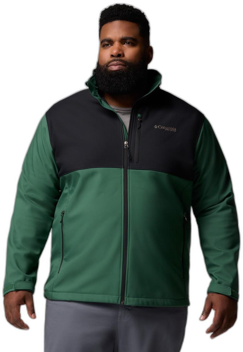 Ascender Softshell Jacket, Extended - Mens - rain forest / black 1