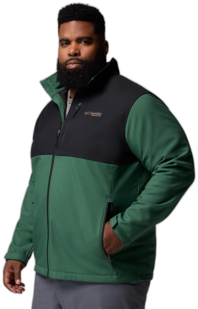 Ascender Softshell Jacket, Extended - Mens - rain forest / black 1