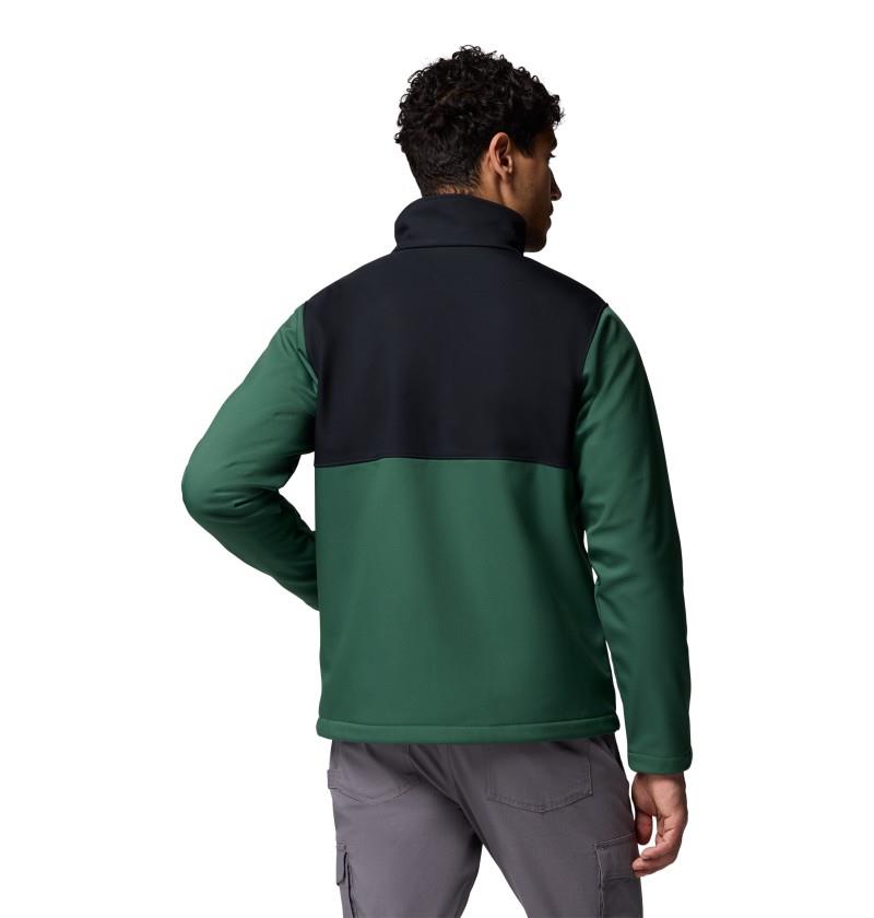 Ascender Softshell Jacket, Tall - Mens - rain forest / black 1