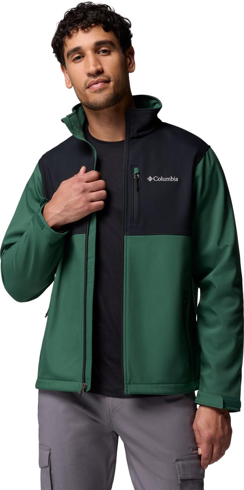 Ascender Softshell Jacket - Mens - rain forest / black 1