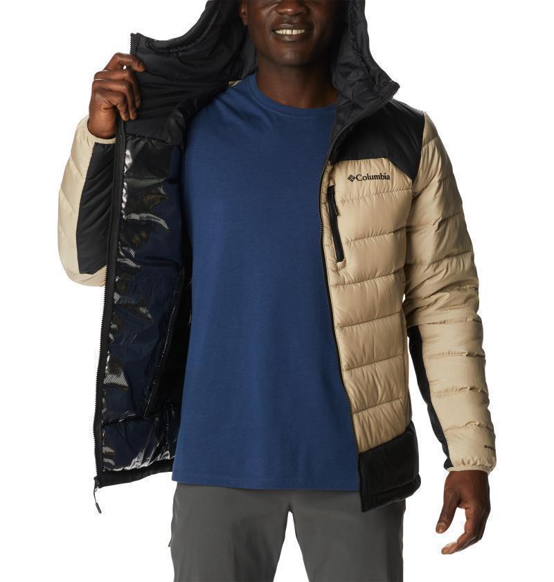 Autumn Park Down Hooded Jacket - Mens - Ancient Fossil / Black 5