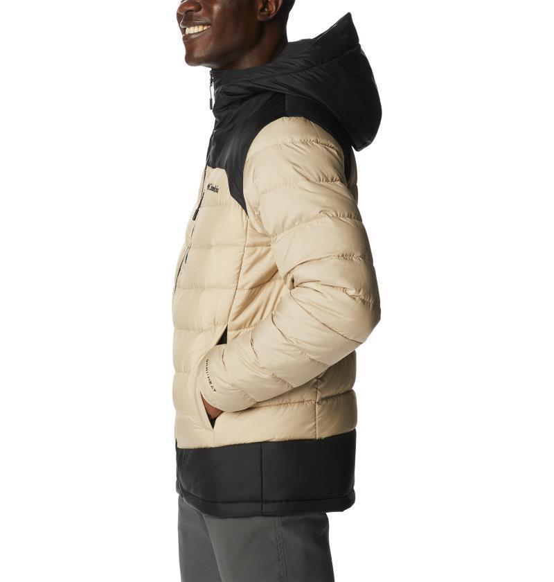 Autumn Park Down Hooded Jacket - Mens - Ancient Fossil / Black 3