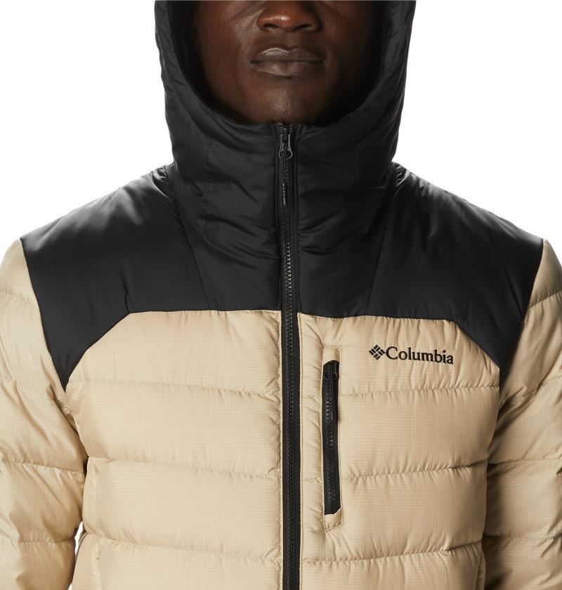 Autumn Park Down Hooded Jacket - Mens - Ancient Fossil / Black 4