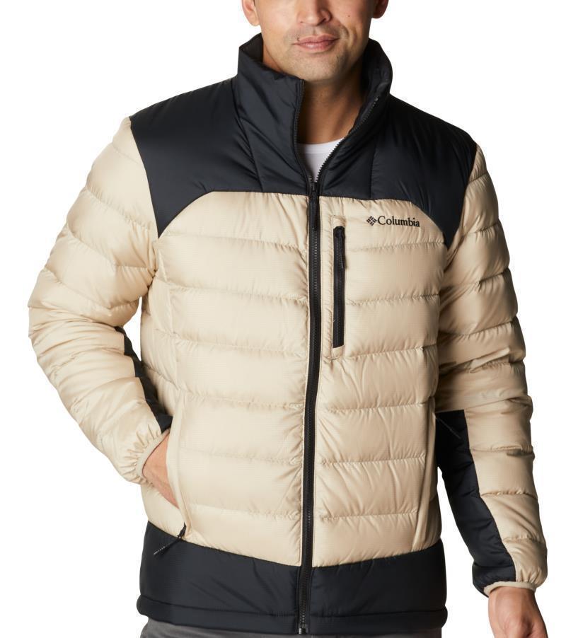 Autumn Park Down Jacket - Mens - Ancient Fossil / Black 1