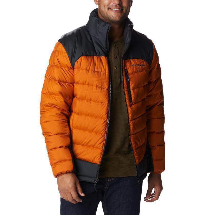 Autumn Park Down Jacket - Mens - Warm Copper / Black 2