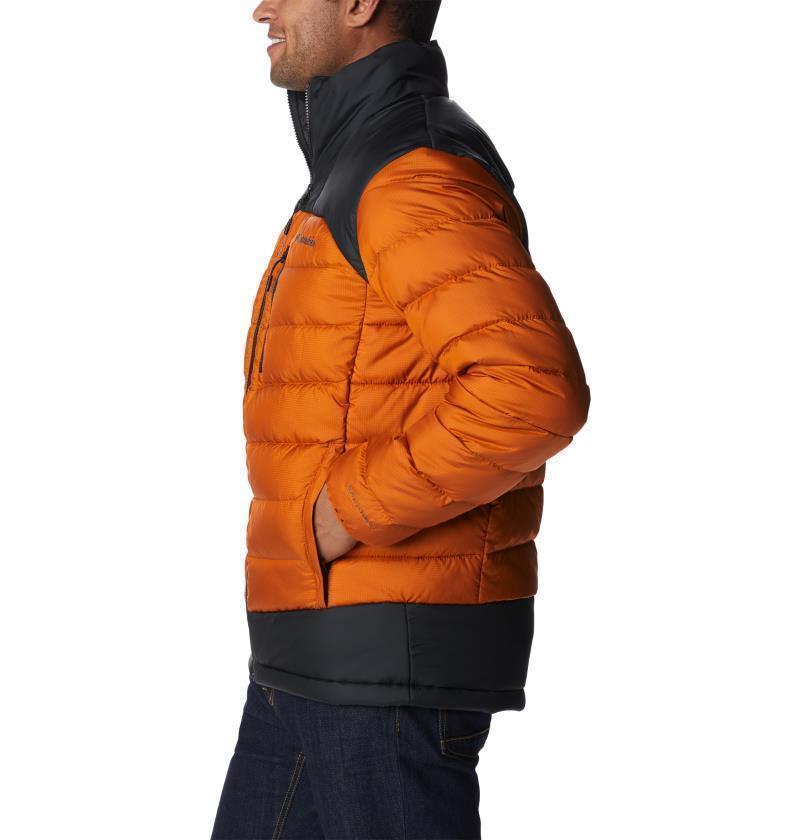 Autumn Park Down Jacket - Mens - Warm Copper / Black 4