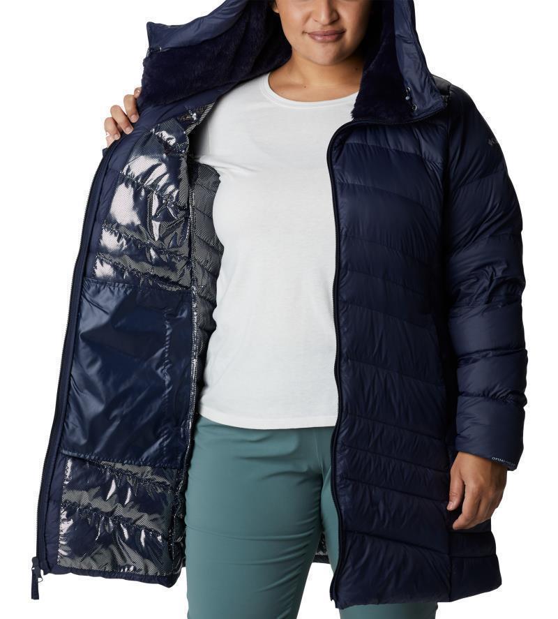 Autumn Park Down Mid Jacket - Plus - Womens - Dark Nocturnal 2