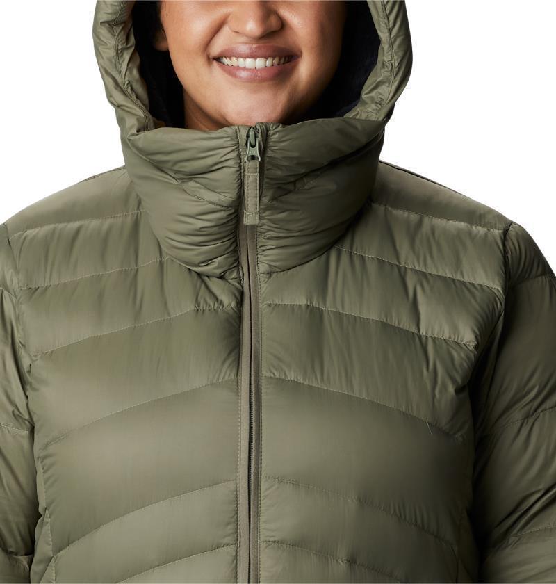 Autumn Park Down Mid Jacket - Plus - Womens - Stone Green 6
