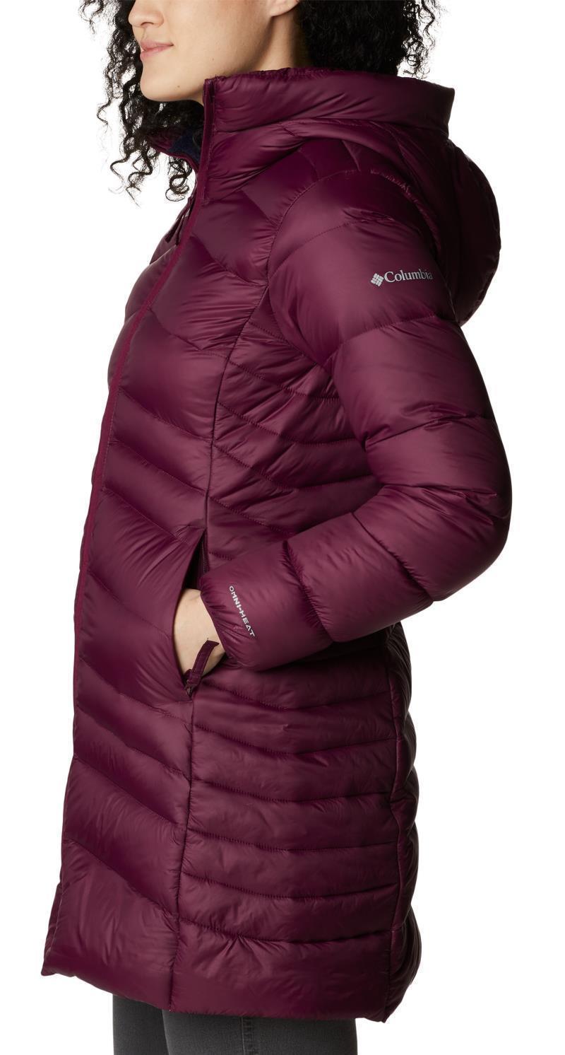 Autumn Park Down Mid Jacket - Womens - Marionberry 2