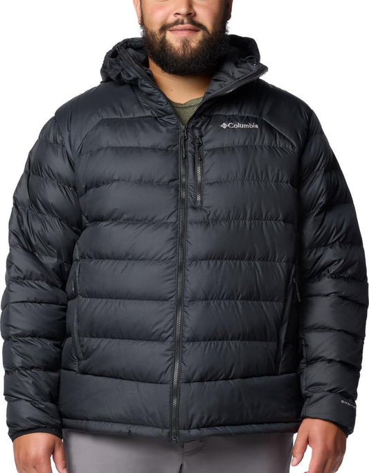 Autumn Park II Down Hooded Jacket, Extended - Mens - black 1