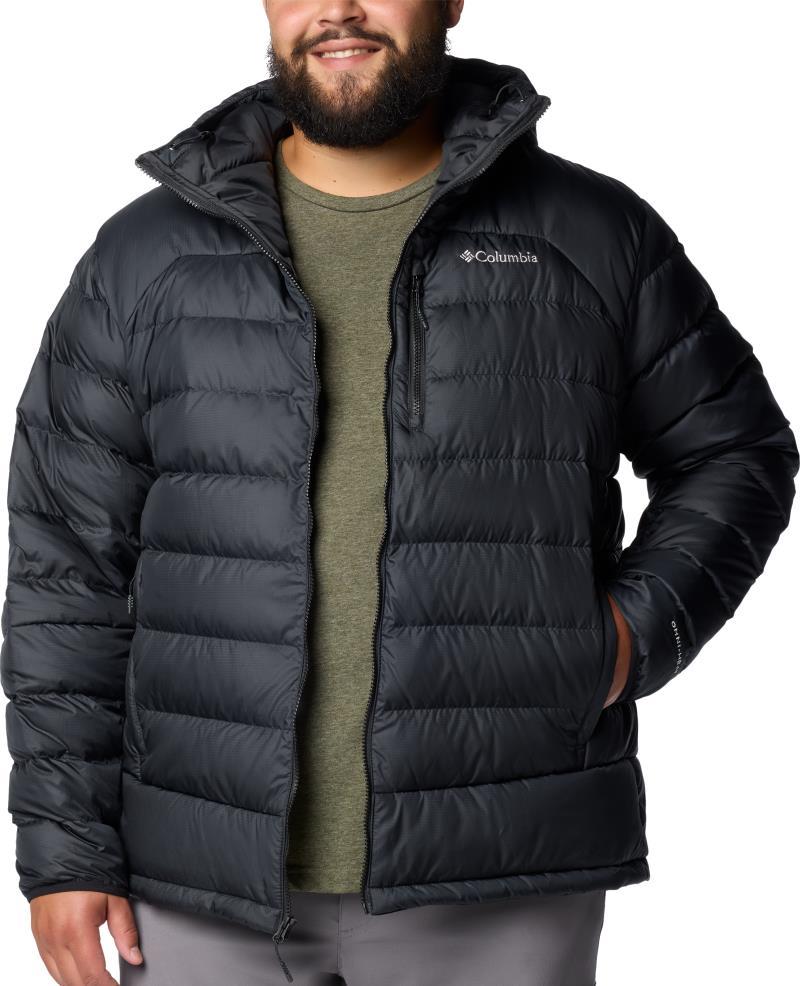 Autumn Park II Down Hooded Jacket, Extended - Mens - black 1