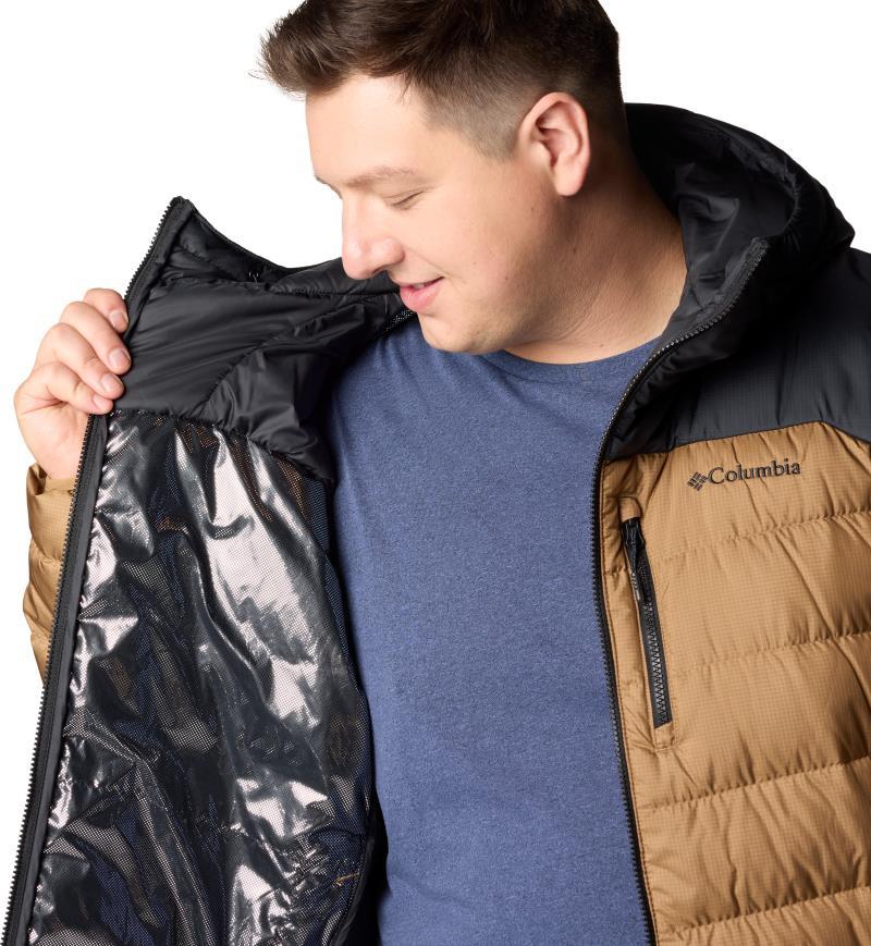 Autumn Park II Down Hooded Jacket, Extended - Mens - delta / black 1