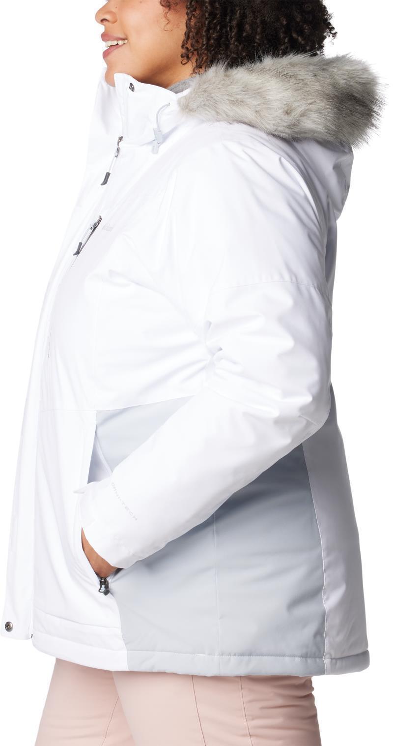 Ava Alpine Insulated Jacket - Plus - Womens - White / Cirrus Grey 3