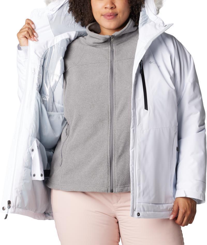 Ava Alpine Insulated Jacket - Plus - Womens - White / Cirrus Grey 5