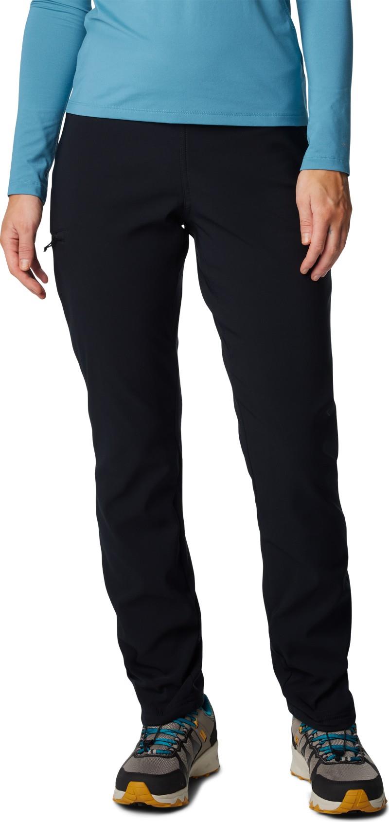 Back Beauty High-Rise Pants, Long - Womens - black 1