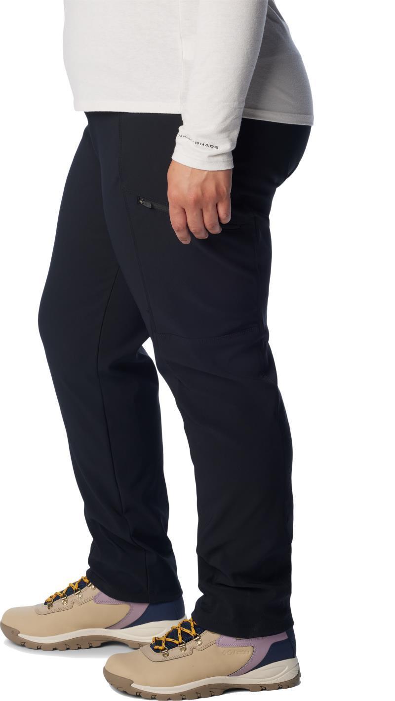 Back Beauty Highrise Warm Winter Pants, Reg - Plus - Womens - Black 3