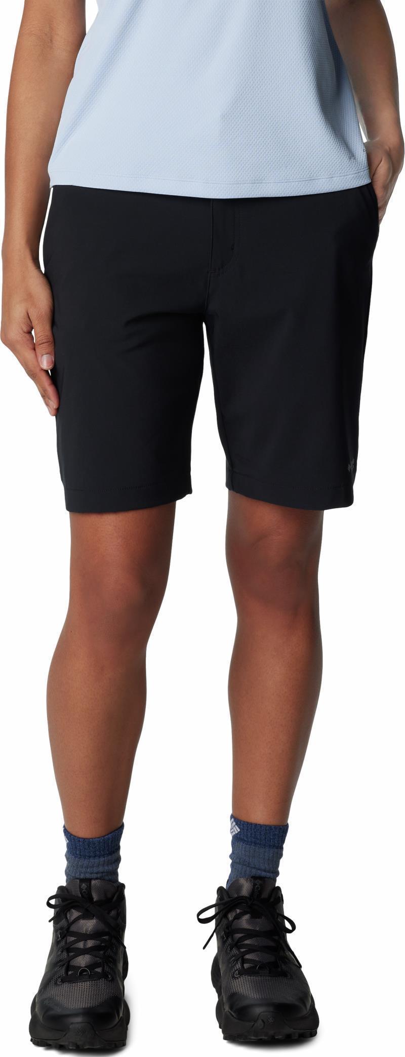 Back Beauty Softshell Shorts, 9" Inseam - Womens - Black 1