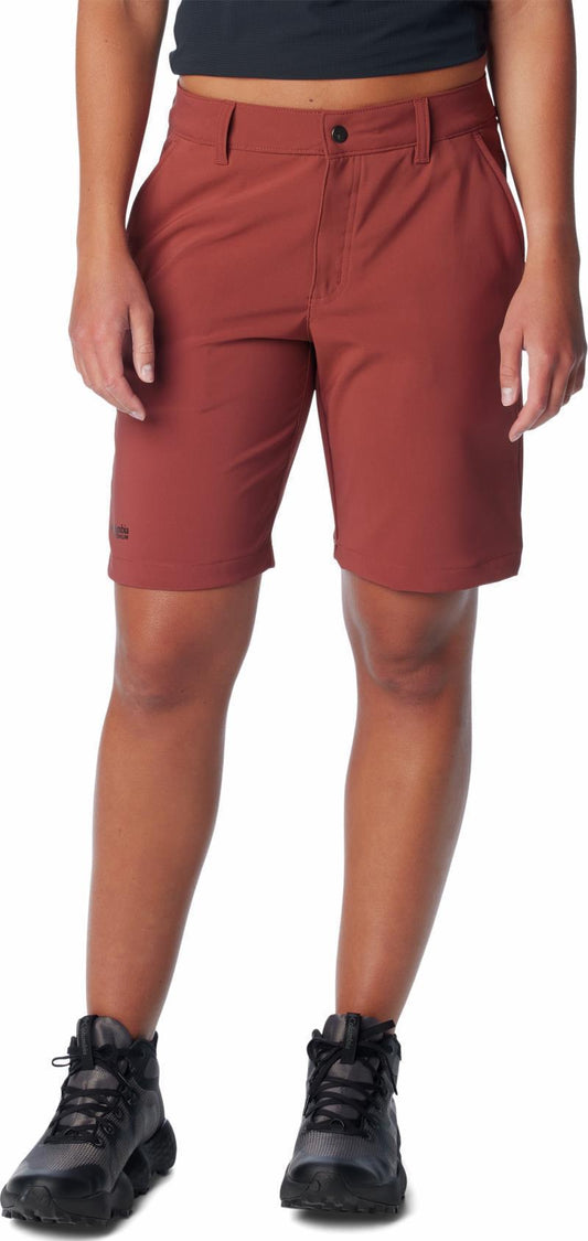 Back Beauty Softshell Shorts, 9" Inseam - Womens - Spice 1