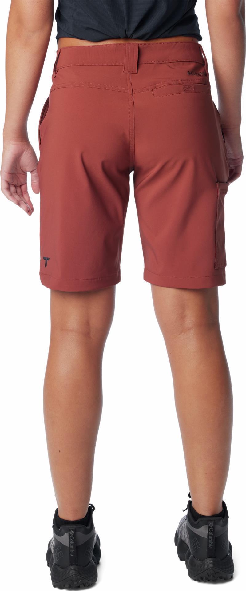 Back Beauty Softshell Shorts, 9" Inseam - Womens - Spice 2