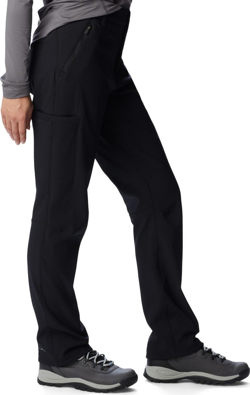 Back Beauty Warm Softshell Pants, Reg - Womens - black 1