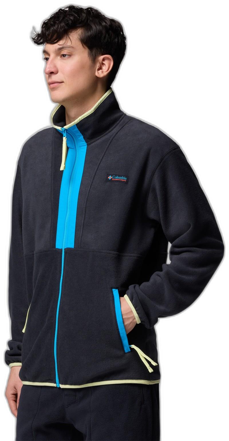 Backbowl II Full-Zip Fleece - Mens - black / compass blue 1